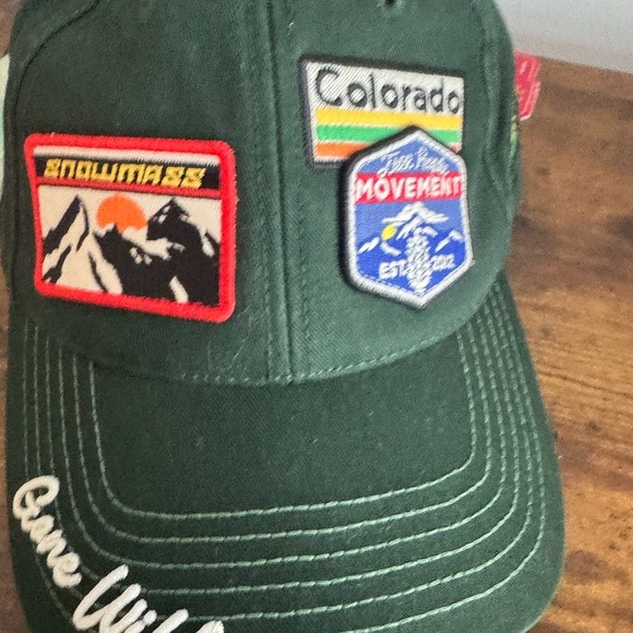 American Needle Dark Green Cap with Patches - Picture 2 of 5